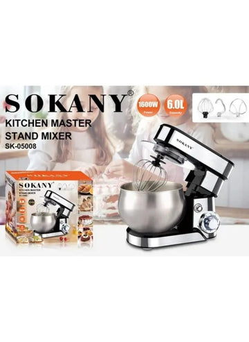 Sokany 6L Electric meat grinder kitchen master stand mixer sk-05008