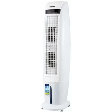 Geepas GAC 9450 White Colour Double Blower Floor Standing Room Air Cooler