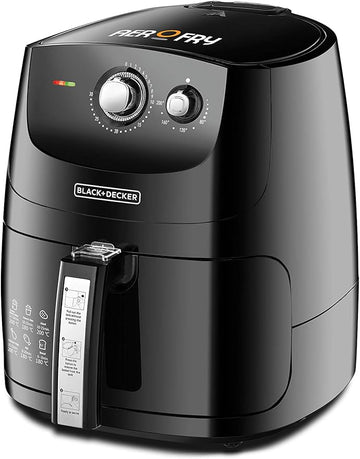 Black Decker Af550-B5  Air Fryer, Xl, 5 Liters, 1.2 kg - Black - 220V supply voltage and 50Hz