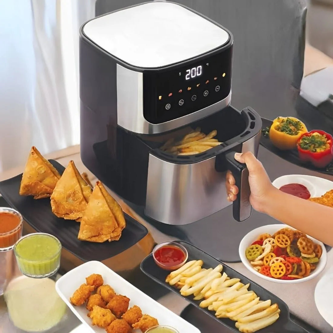 Philips PH2812 Air Fryer 5.5L Digital Touch Display UK Brand.