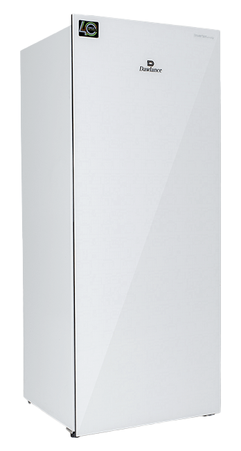 Dawlance 1035WB Glass Door Inverter Cloud White Vertical Freezer