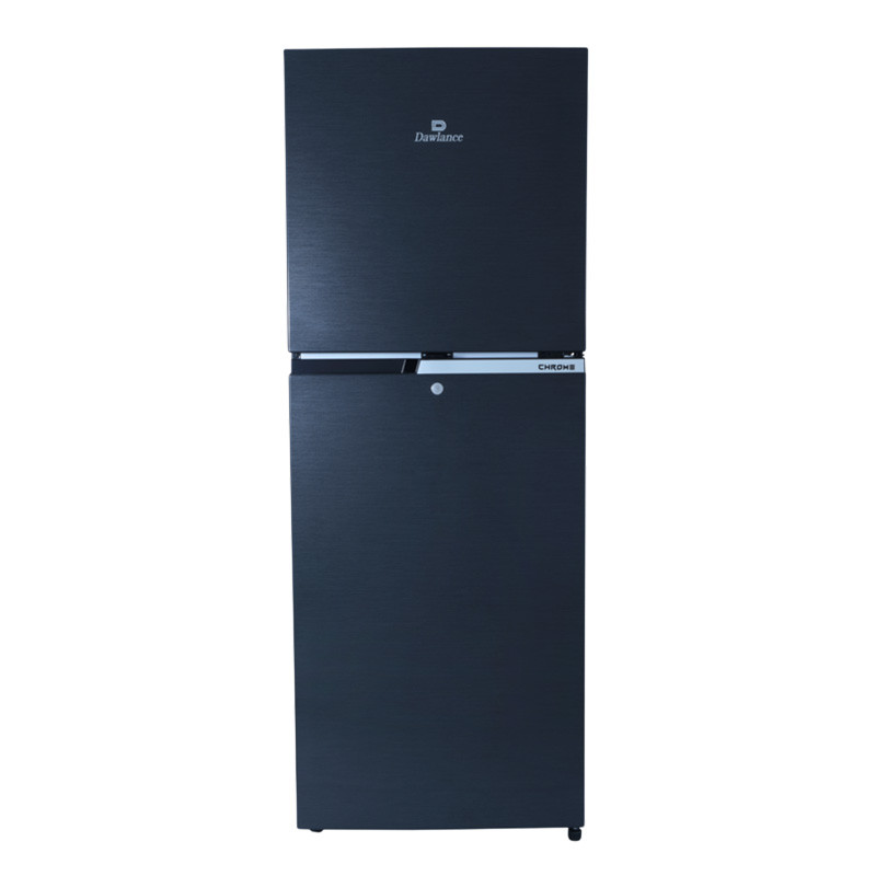 Dawlance 9193LF Chrome Hairline Black Double Door Refrigerator